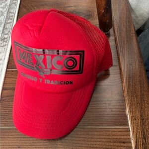 Red Mexico Trucker Hat